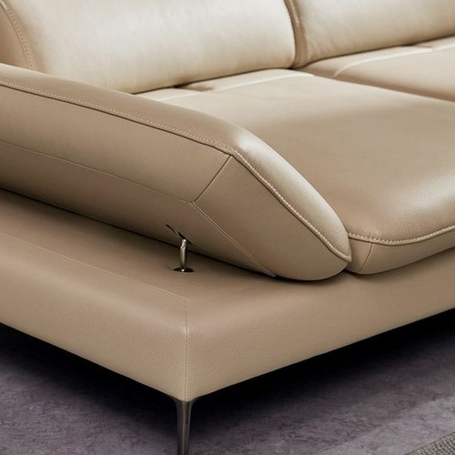 자코모 디퓨 스윙 기능성 슈렁큰 천연가죽 소파 4인용 (스툴별도)_이미지