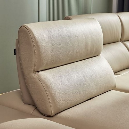 자코모 디퓨 스윙 기능성 슈렁큰 천연가죽 소파 4인용 (스툴별도)_이미지