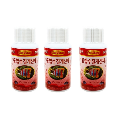 원터치 샘아쿠아 원터치 종합예방제 25ml 3개 묶음/어항물갈이약_이미지