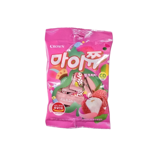 크라운제과 마이쮸 핑크리치 100g (1개)_이미지