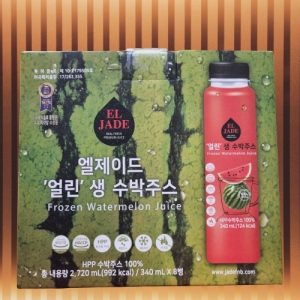 코스트코 엘제이드 얼린 생 수박주스 340ML 8입 아이스박스 8개