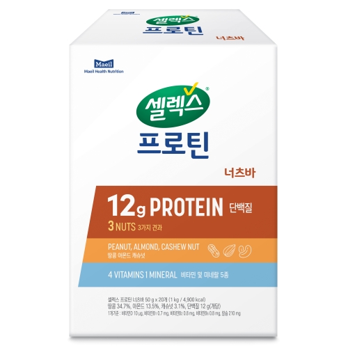 셀렉스 프로틴 너츠바 1kg 1개_이미지