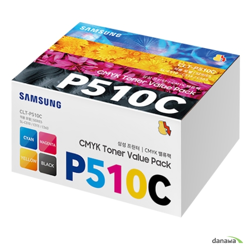 삼성전자 벌크 CLT-P510C 4색 세트 (유통기간경과)_이미지