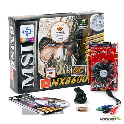 MSI 지포스 8600GT NX8600GT-T2D256E OC 256MB 잘만 웨이코스_이미지
