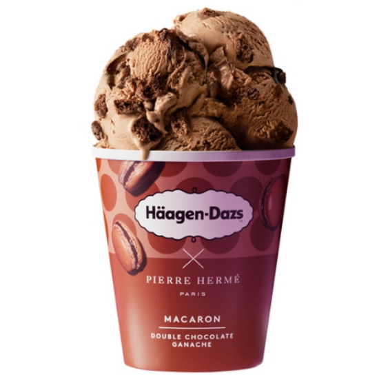 하겐다즈 더블 초코 가나슈 마카롱 파인트 아이스크림 403ml (1개)