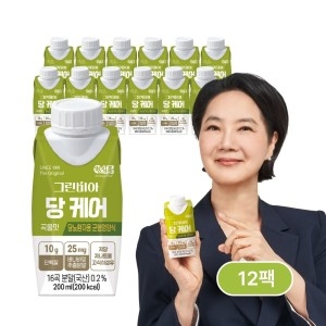 정식품 그린비아 당 케어 곡물맛 200ml (12개)