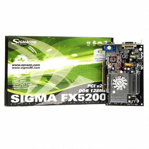�ñ׸��� ������FX 5200 128M PCI v2.2