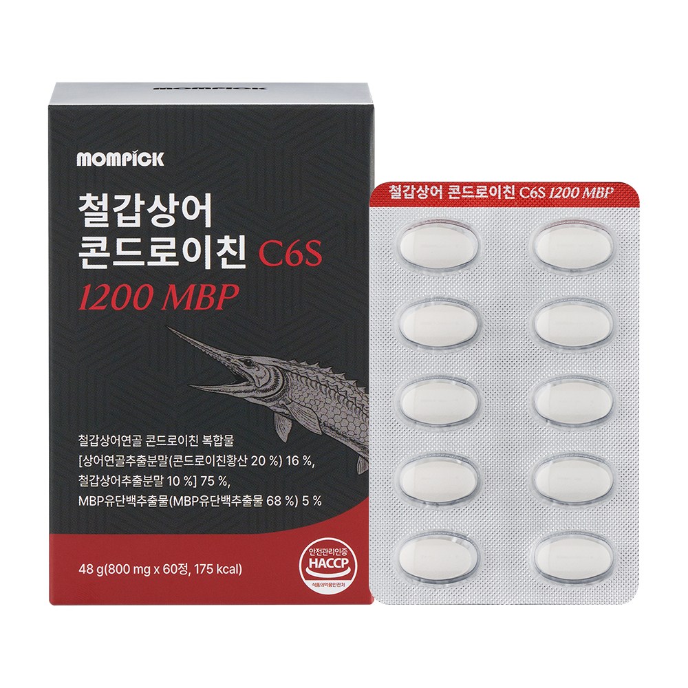 대원헬스케어 맘픽 철갑상어 콘드로이친 C6S 1200 MBP 60정 (2개)_이미지