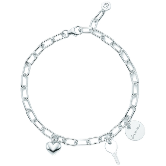 이랜드 로이드 하트&키&코인 팔찌 LLWS21005S
