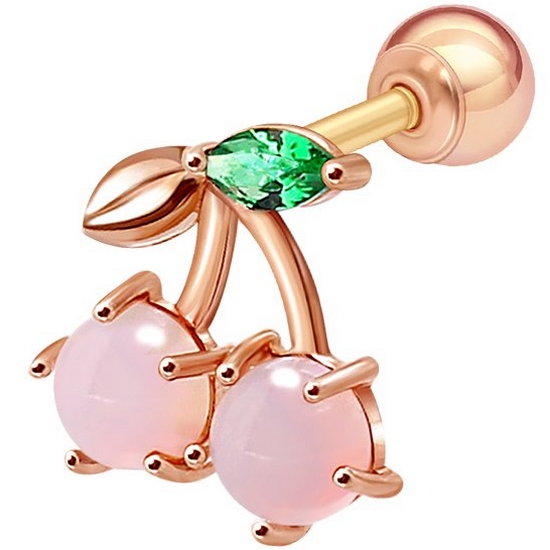 골드팡 14K 체리팡팡 피어싱