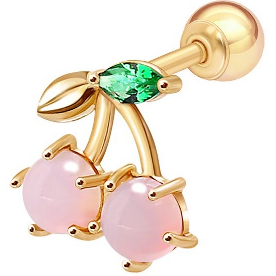 골드팡 14K 체리팡팡 피어싱_이미지