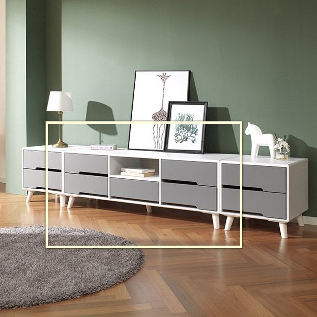  도도 우나 오픈형 거실장 1500