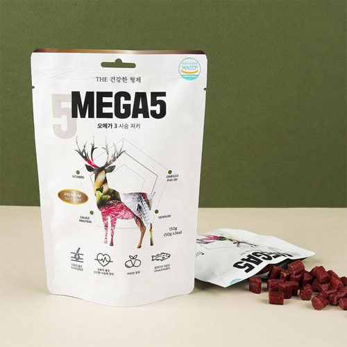 메가파이브 오메가3 사슴 져키 150g
