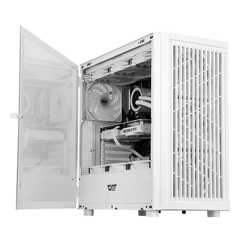 darkFlash DP430 MESH RGB 강화유리 (화이트)_이미지