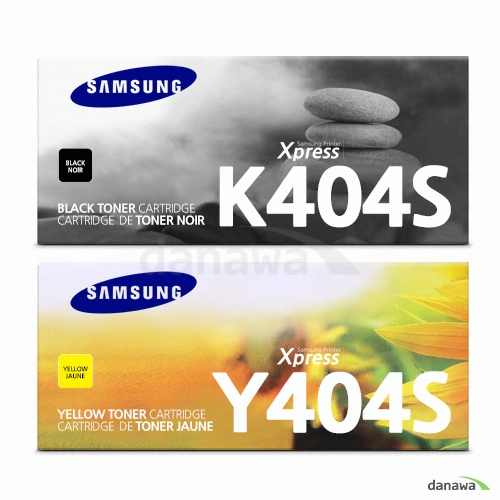 �Ｚ���� ��ǰ CLT-K404S, CLT-Y404S 2�� ��Ʈ