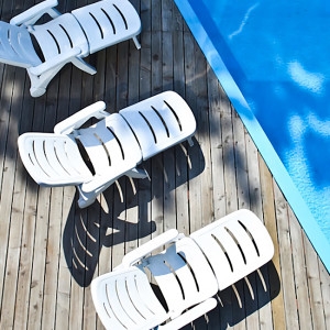 썬베드/수영장/간이침대/해변의자/야외/비치/썬텐