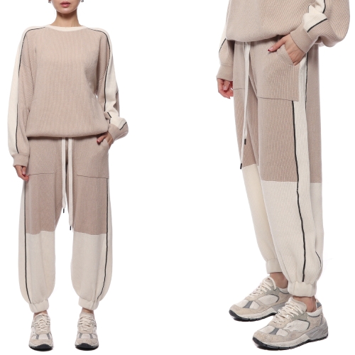 여성 모닐리 캐시미어 조거팬츠 M12147299 CNX66 22F