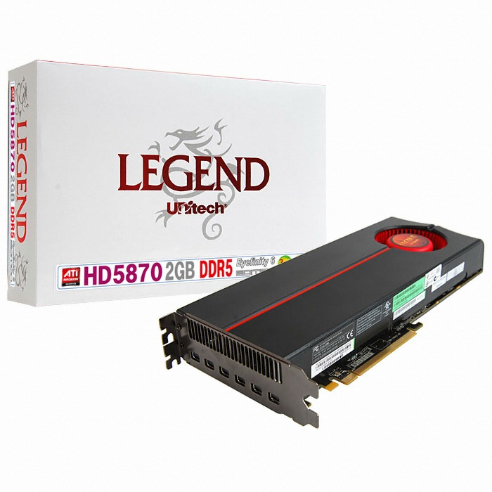 유니텍전자 LEGEND 라데온 HD 5870 Eyefinity 6Edition D5 2GB_이미지