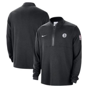  나이키 NBA 브루클린 네츠 2024/25 Courtside HalfZip Top Black 1206794