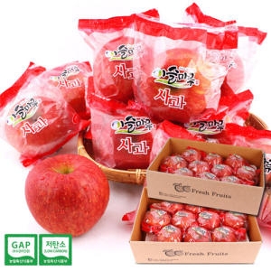 이슬마루 GAP/저탄소 세척사과 부사 2.5kg 2박스_이미지