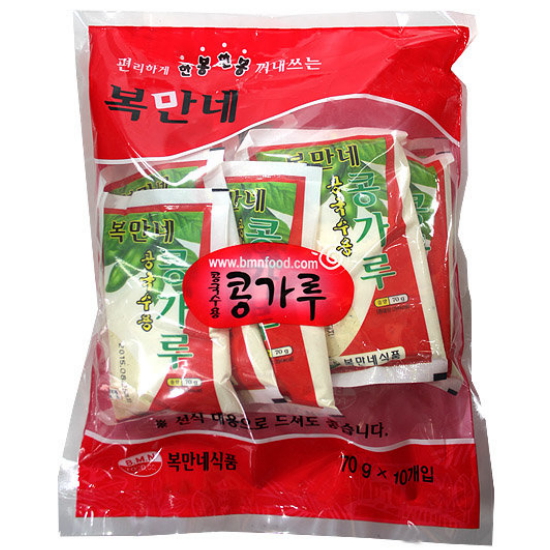 복만네식품 콩국수용 콩가루 70g (10개)