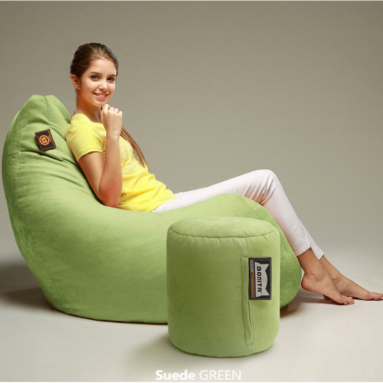 보니타 SF501 스웨이드 빈백 1인용 (스툴별도)_이미지