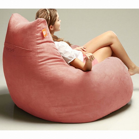 보니타 SF501 스웨이드 빈백 1인용 (스툴별도)_이미지