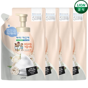 <b>아이</b><b>깨끗해</b> 폼 바디워시 너리싱케어 650g 리필 4개