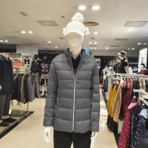한성에프아이 올포유 변형 하트 프린트 경량 구스 다운 점퍼 AWDJK9181-904
