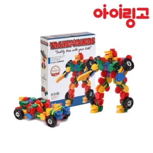 아이링고 트랜스포머 돌봄교실 유치원 블럭교구 71pcs_이미지