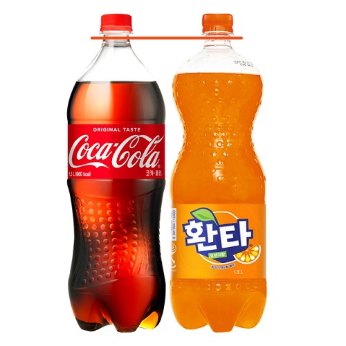 코카콜라 1.5L + 환타 오렌지 1.5L