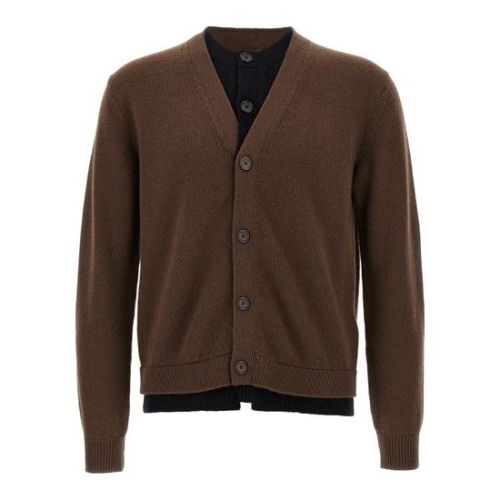 JWANDERSON Contrast Layered cardigan KW1434YN0423600
