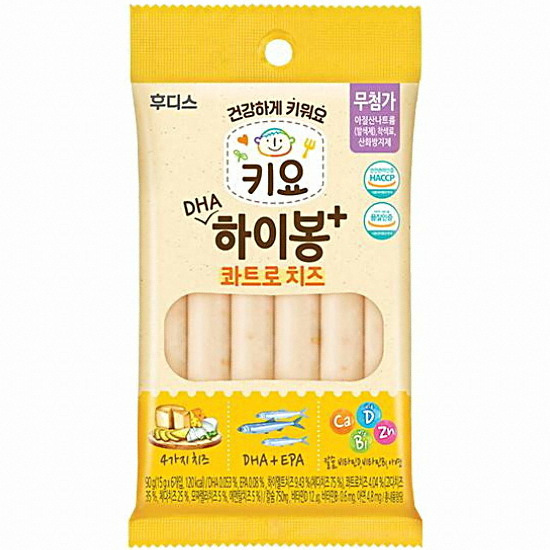 일동후디스 키요 DHA 하이봉 콰트로 치즈 6개입 90g (8개)