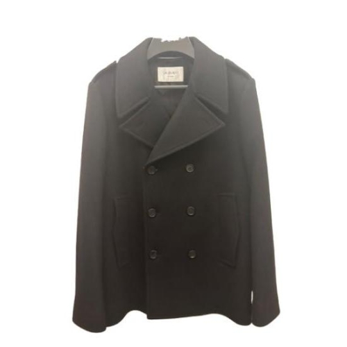 생로랑 더블브레스트 노치드 라펠 피코트 760649Y060W 1000_이미지