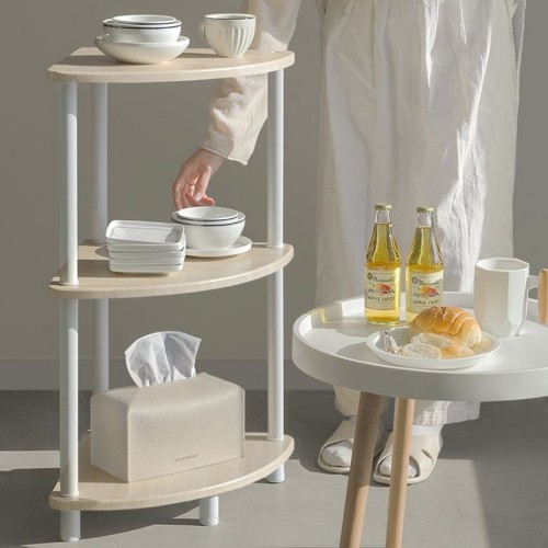 이스플리  니드 코너 선반 3단 400x400 (78cm(높이))