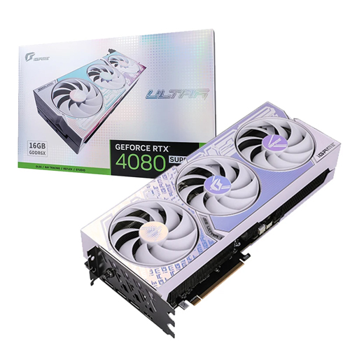 COLORFUL iGame 지포스 RTX 4080 SUPER ULTRA OC D6X 16GB White_이미지