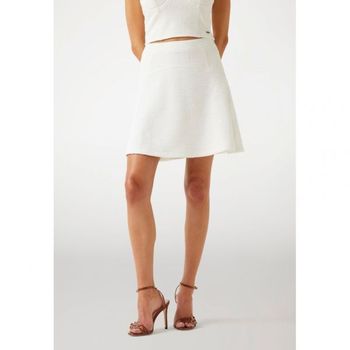 �Խ� KURZER AUSGESTELLTER TWEED A-line skirt weis 7500208