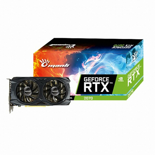 MANLI 지포스 RTX 2070 Black Dragon D6 8GB