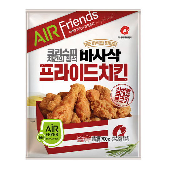 마니커 바사삭 프라이드 치킨 700g (2개)