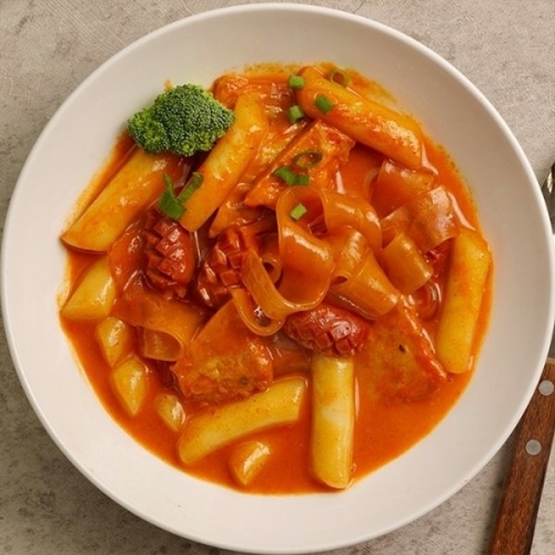 사계절 사계절 떡볶이 로제 순한맛 쌀떡 530g (1개)