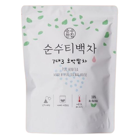 순수한집 순수티백차 7대3 호박팥차 50T (4개)_이미지
