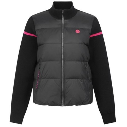 파리게이츠 배색 스마일 구스다운 블록 집업 가디건 521E4SD404_BK이미지입니다. 누르면 해당 게시물로 새창이동합니다.