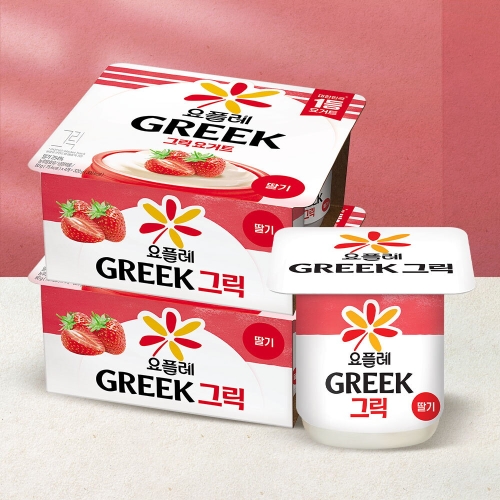 요플레 그릭 딸기 80g