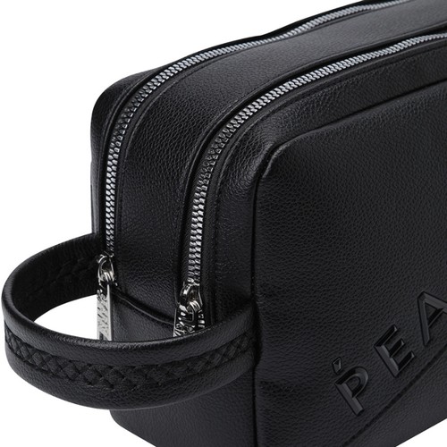 파리게이츠 엠보 로고 투 지퍼 파우치백 511F2BG041_BK_이미지