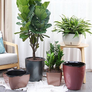 자동급수 거실대형화분  WTP-B10  대형플라스틱화분