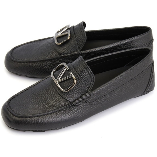 발렌티노 V 로고 시그니처 드라이빙 슈즈 S0G30 BNT 0NO_이미지