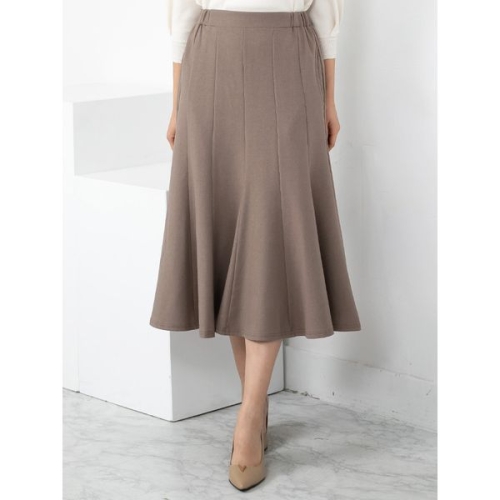 모슬린 엄마옷 플레어 밴드스커트 MQG123711 마담 미시 중_이미지