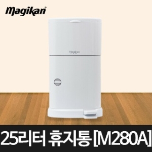New 와이드 매직캔 휴지통 25L 타원형