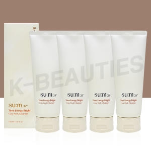 숨37도 타임 에너지 브라이트 클레이 팩 클렌저 150ml (4개)_이미지