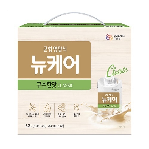 대상웰라이프 뉴케어 구수한맛 클래식 200ml (16개)